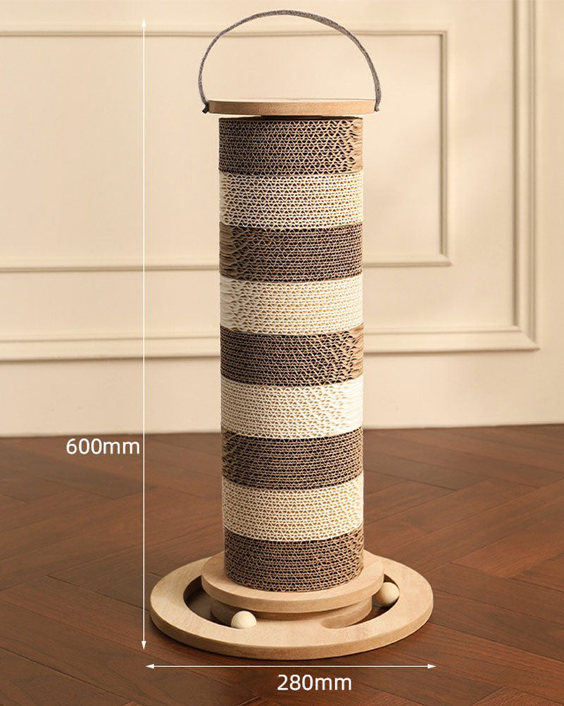 Tall Corrugated Cat Scratcher Toy