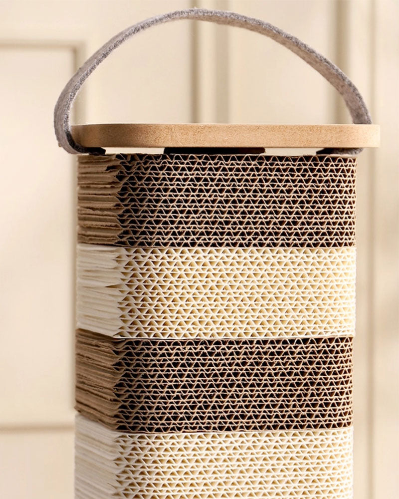 Tall Corrugated Cat Scratcher Toy