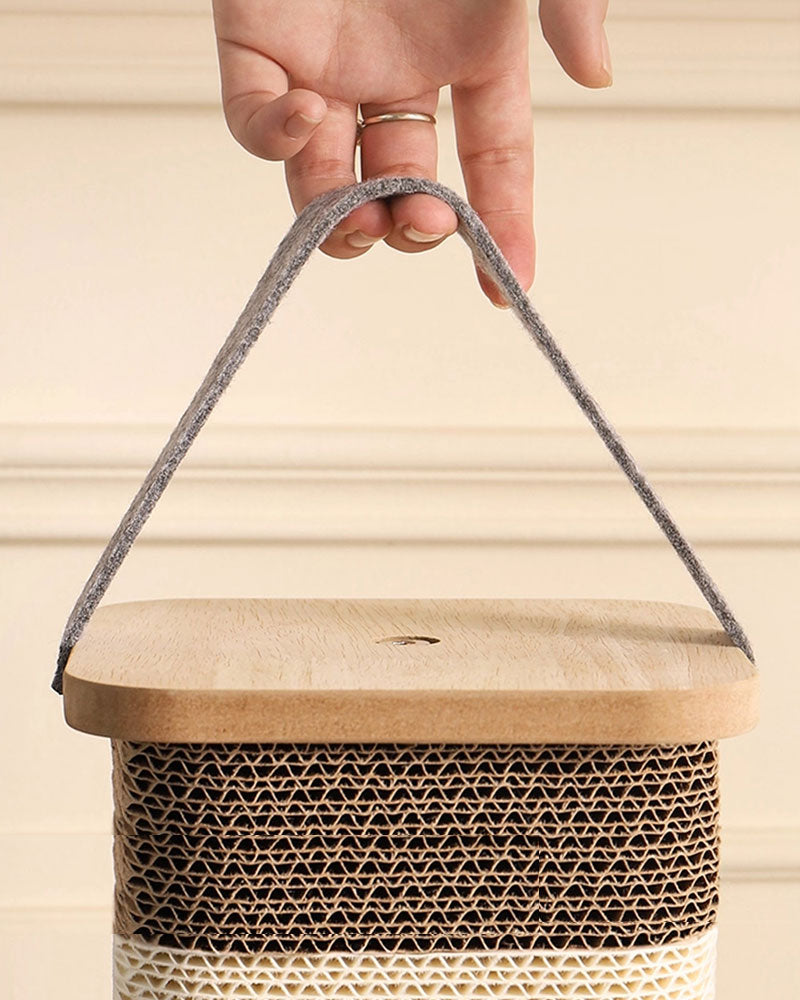 Tall Corrugated Cat Scratcher Toy