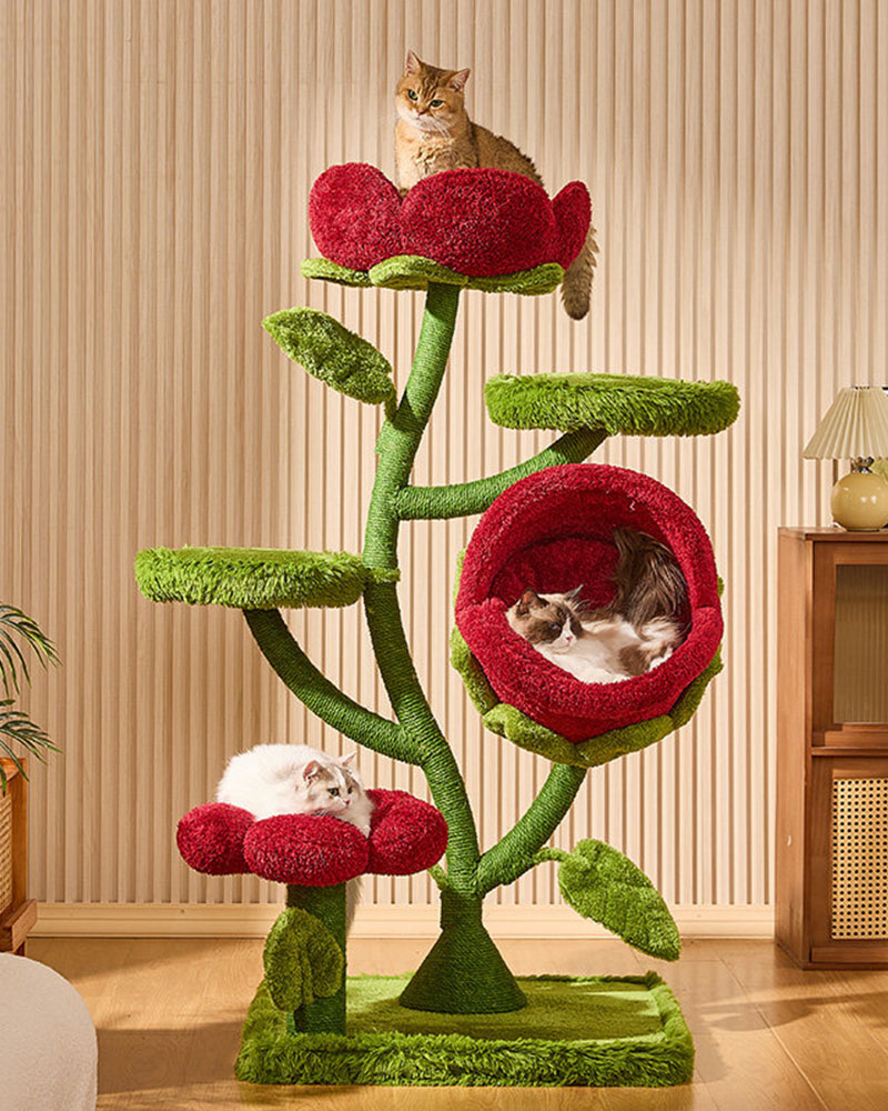 Three-Headed Venus Flytrap Cat Tree