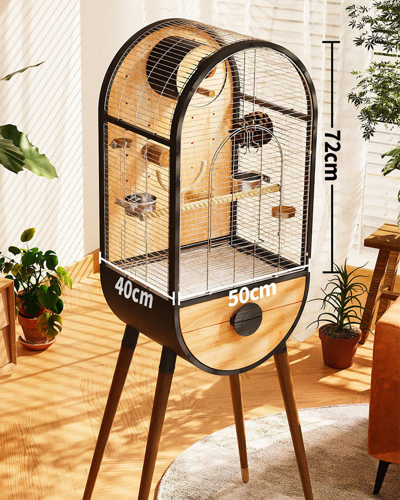 Time Capsule Parrot Cage Bird Villa